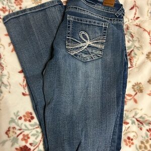 Wallflower Women's Blue Boot Cut Jeans